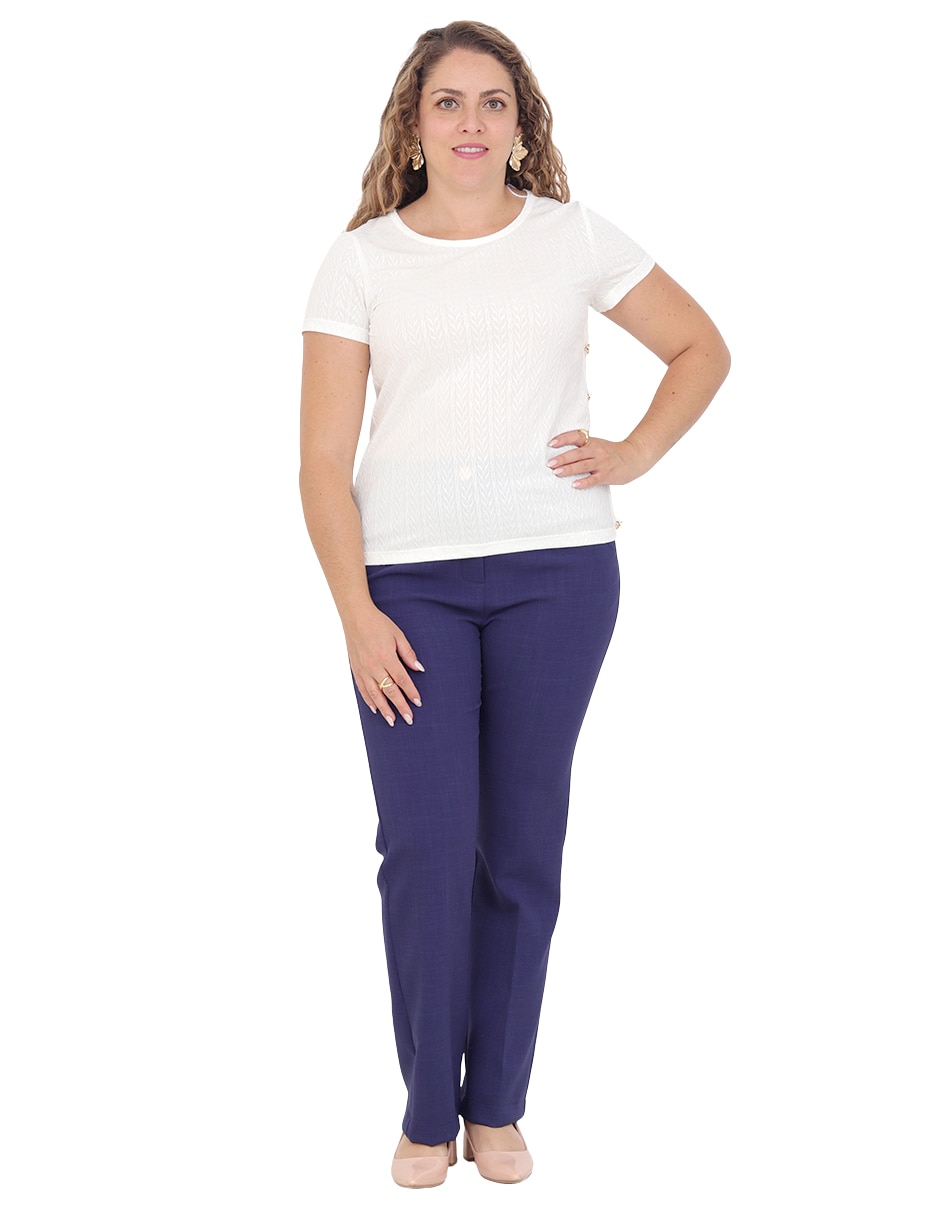 Blusa manga corta para mujer 3
