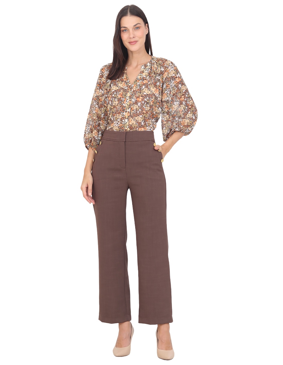Pantalón de vestir Catania slim para mujer 4