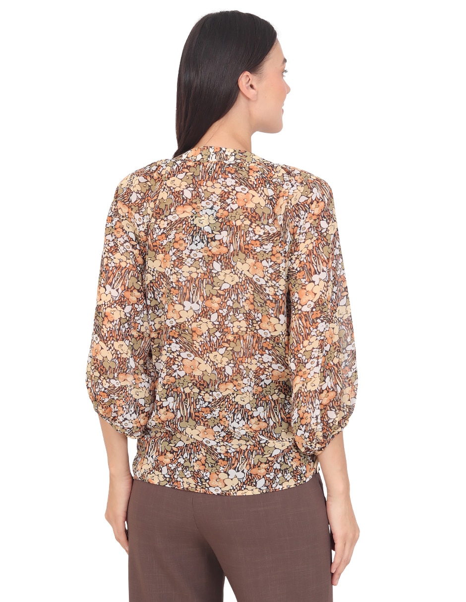 Blusa Catania manga 3/4 para mujer 4
