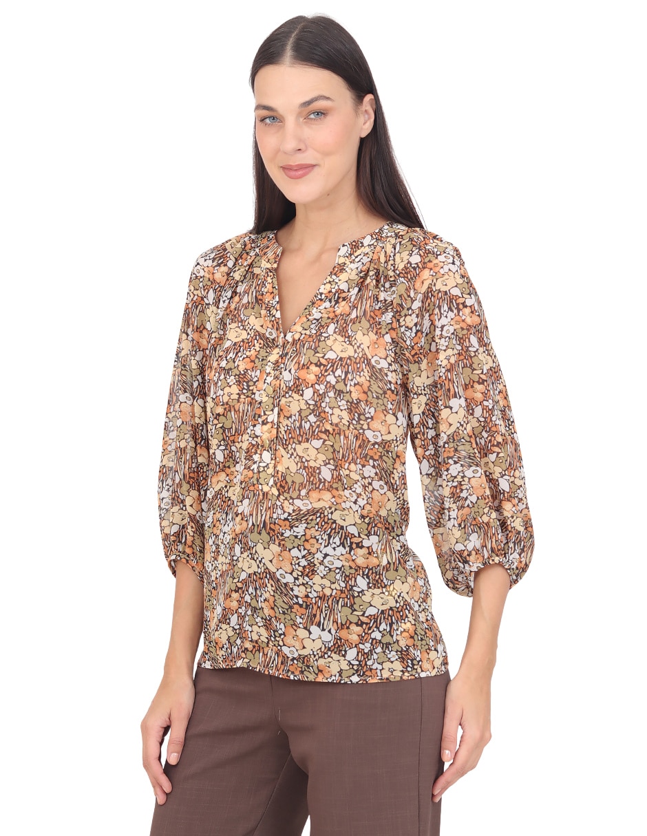Blusa Catania manga 3/4 para mujer 3