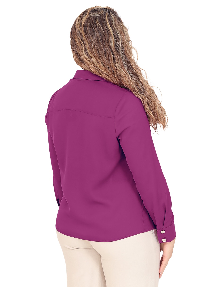 Blusa Alexis manga 3/4 para mujer 4