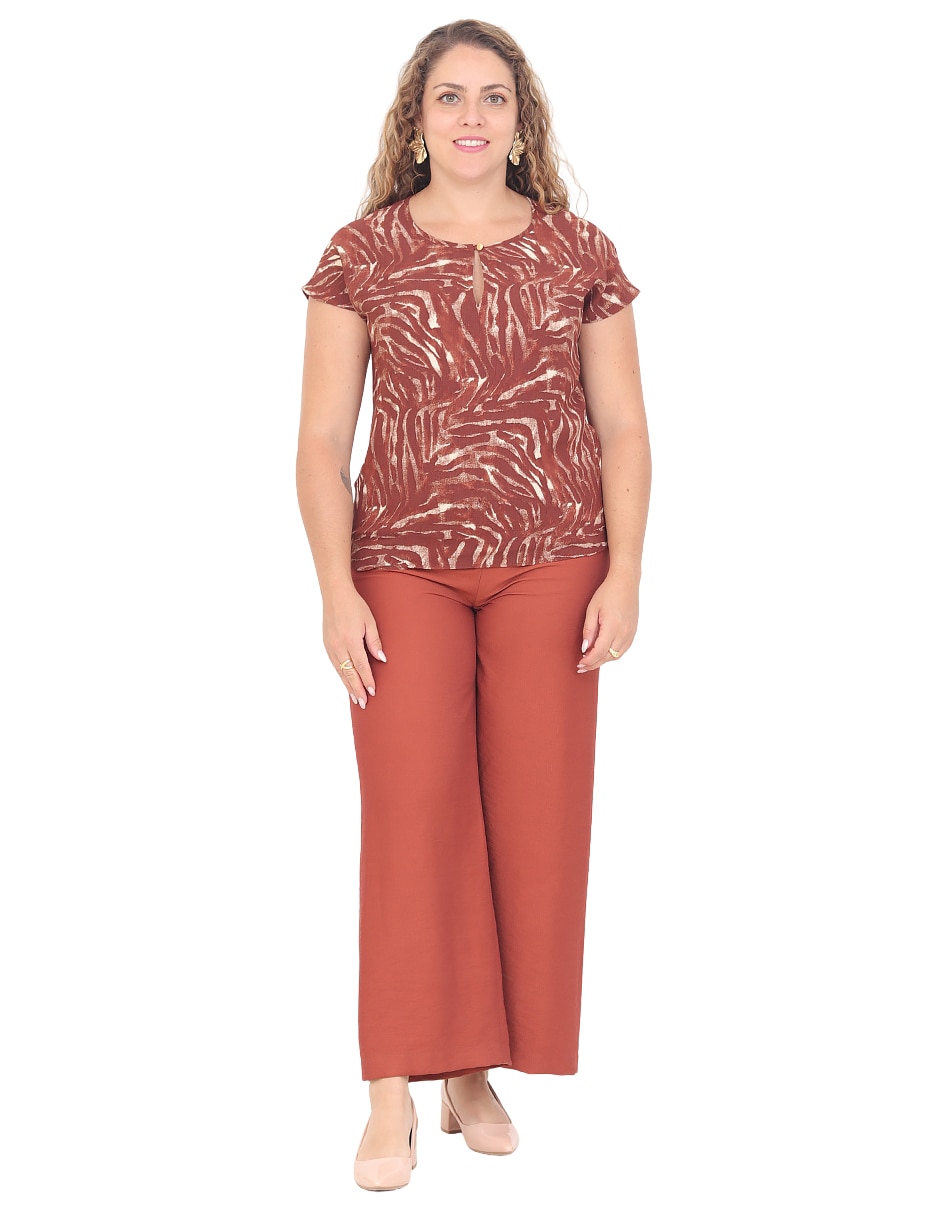 Blusa grupo dublin manga corta para mujer 5
