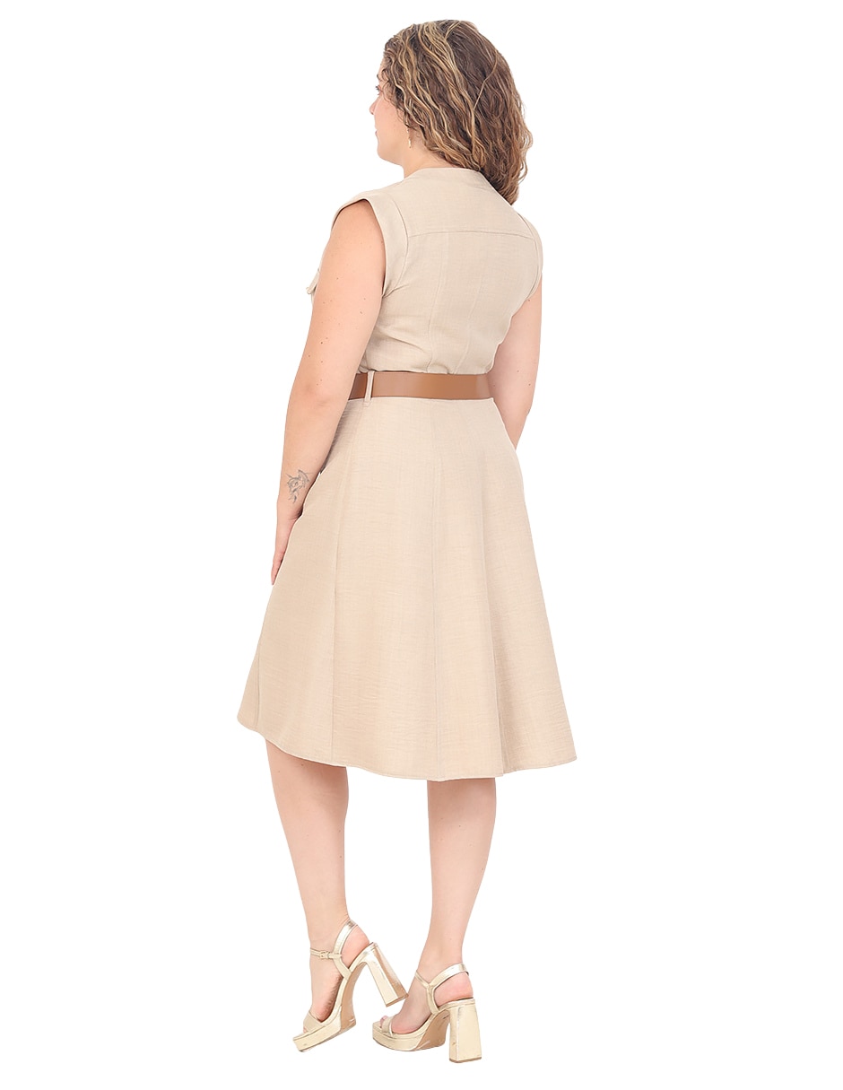 Vestido a la rodilla formal grupo dublin para mujer 5