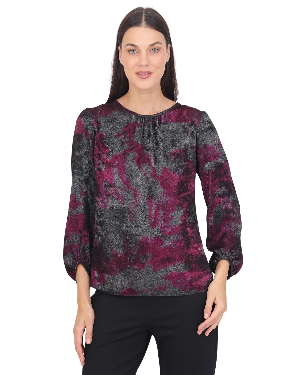 Blusa grupo estepona manga larga para mujer