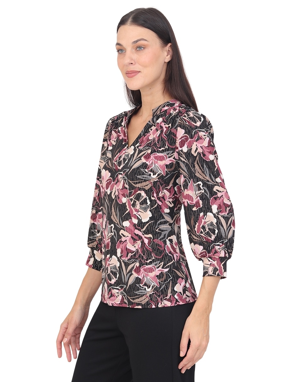 Blusa grupo estepona manga larga para mujer 6