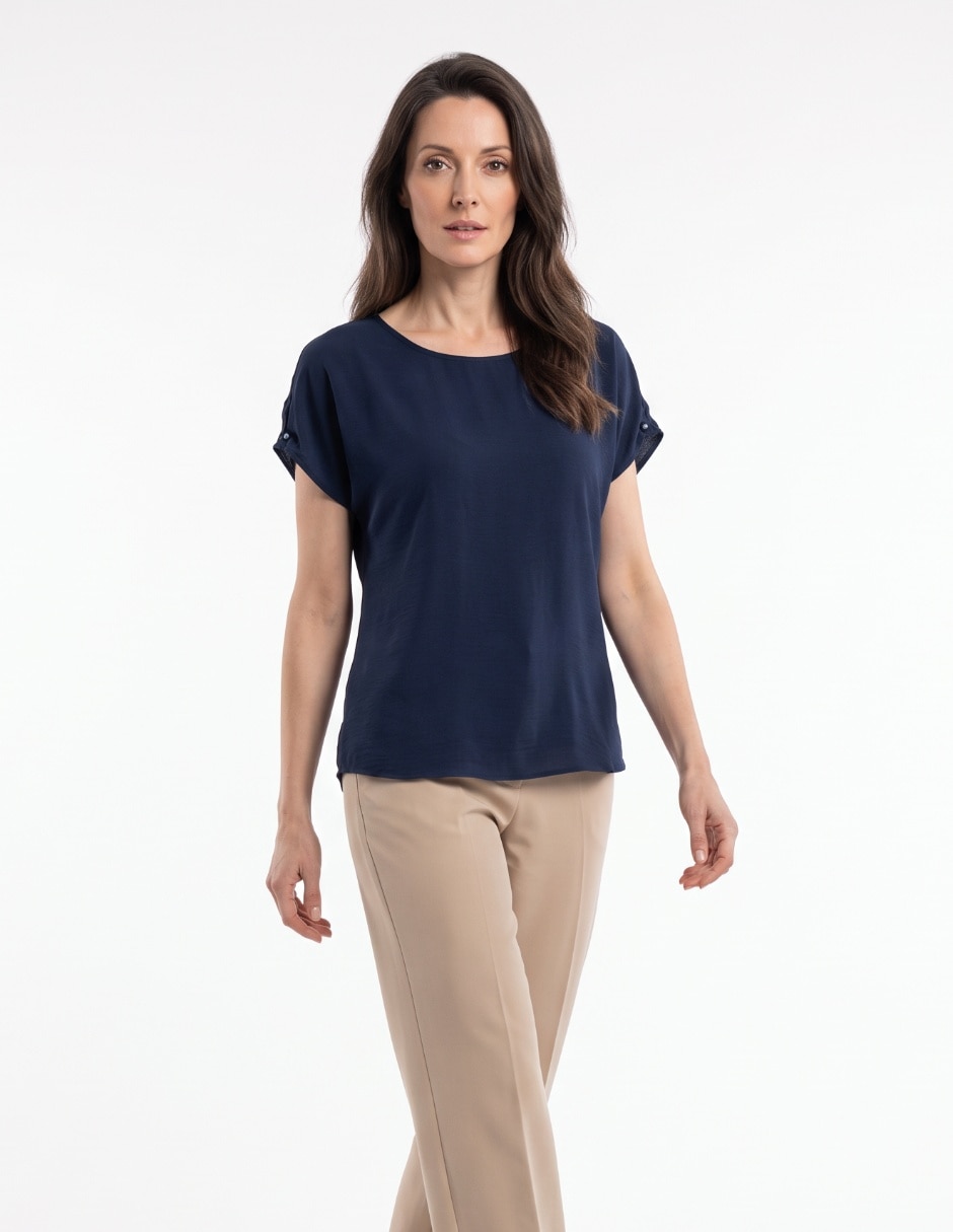 Blusa manga al codo para mujer Blusa manga al codo para mujer