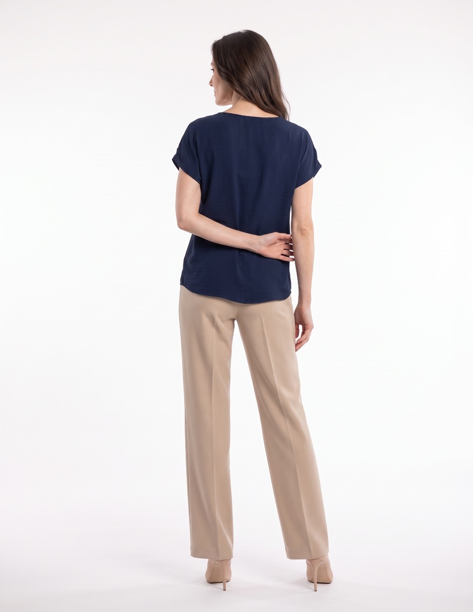Blusa manga al codo para mujer 2
