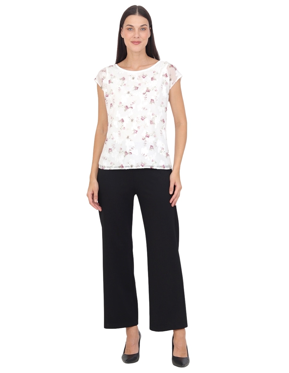 Blusa grupo estepona manga corta para mujer 5