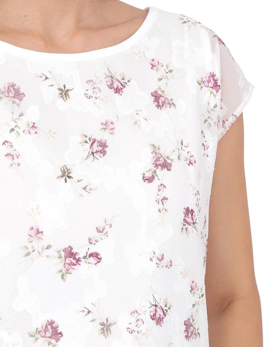 Blusa grupo estepona manga corta para mujer 3
