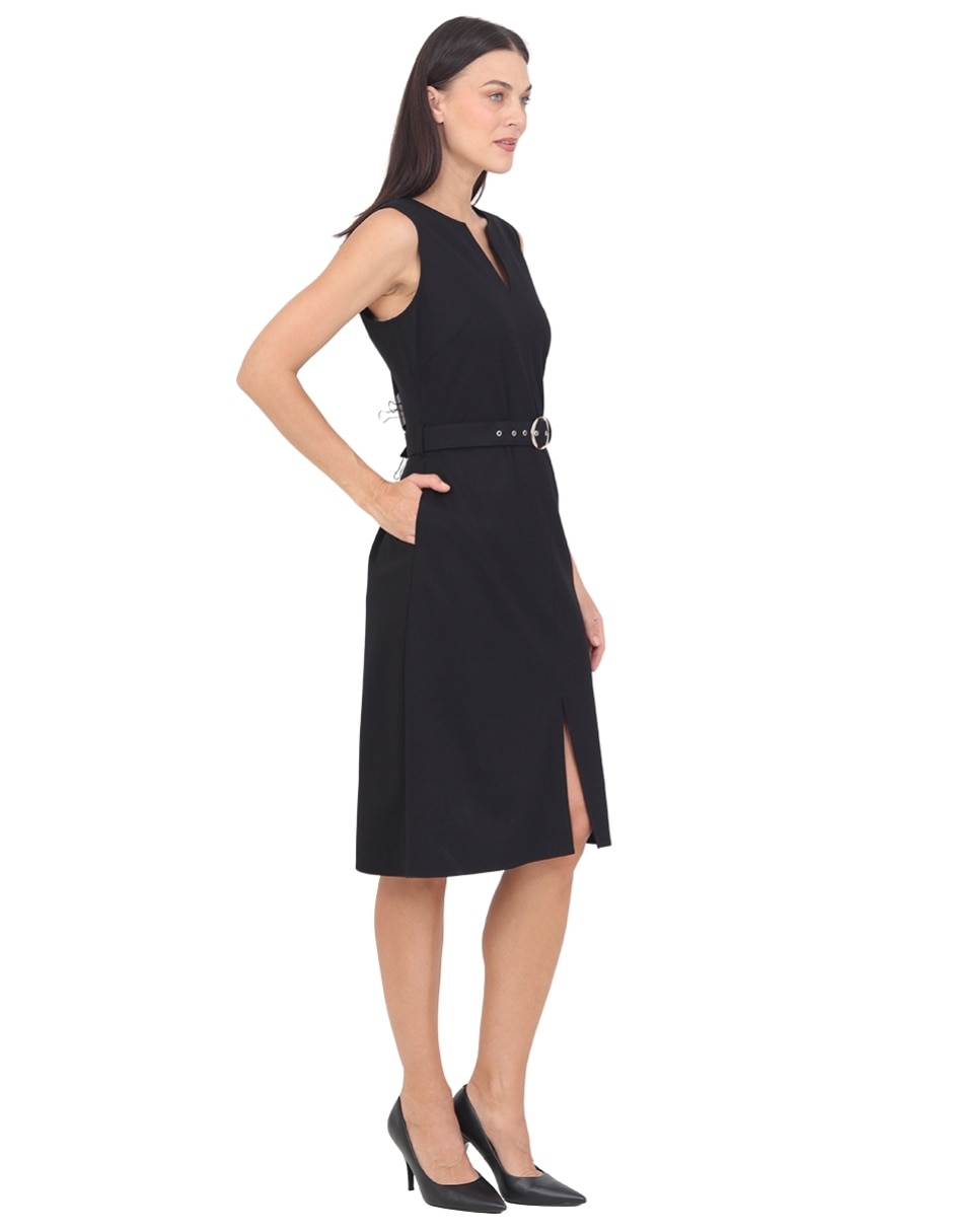 Vestido a la rodilla formal grupo estepona para mujer 3