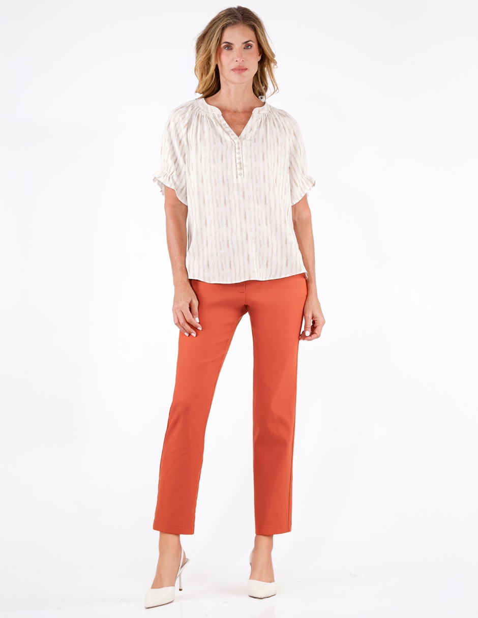 Blusa Alexis manga 3/4 para mujer 4