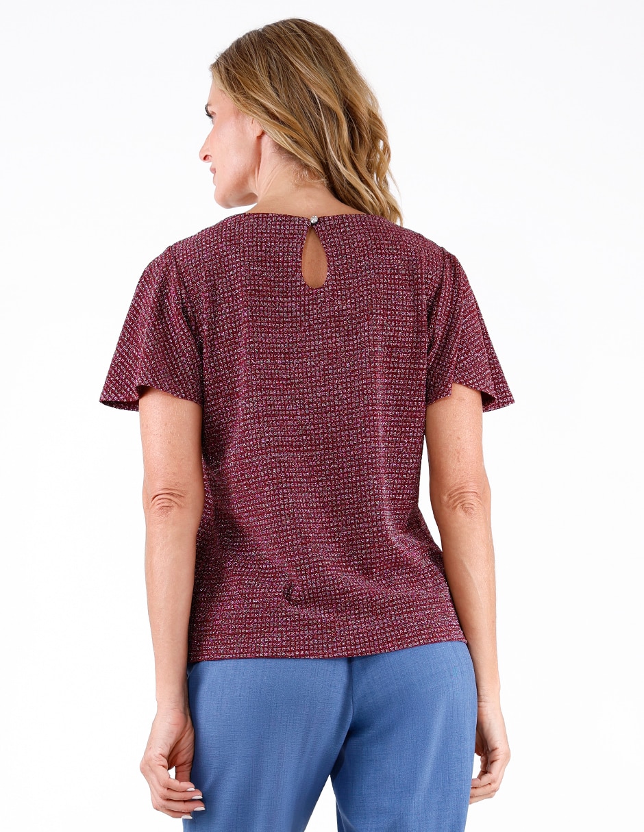Blusa manga corta para mujer 3
