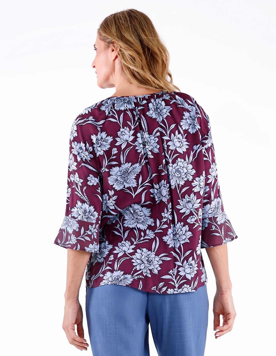 Blusa manga larga para mujer 3