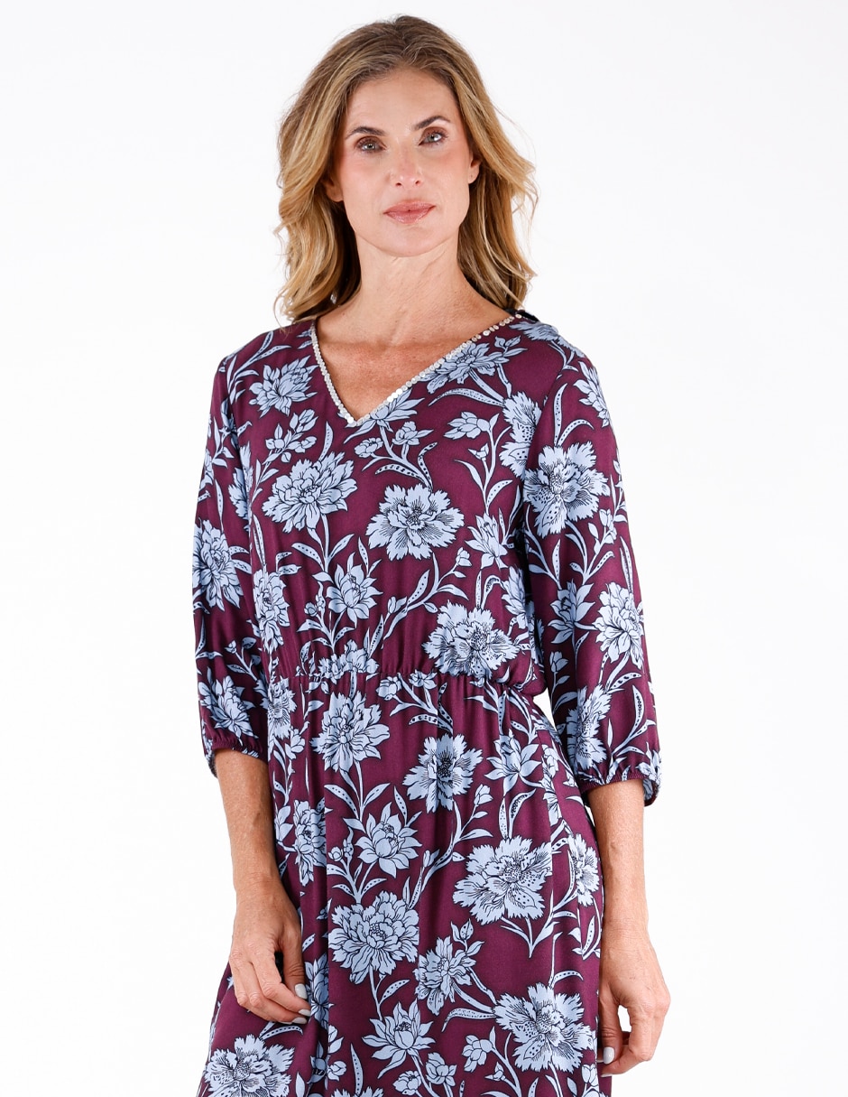 Vestido largo casual para mujer