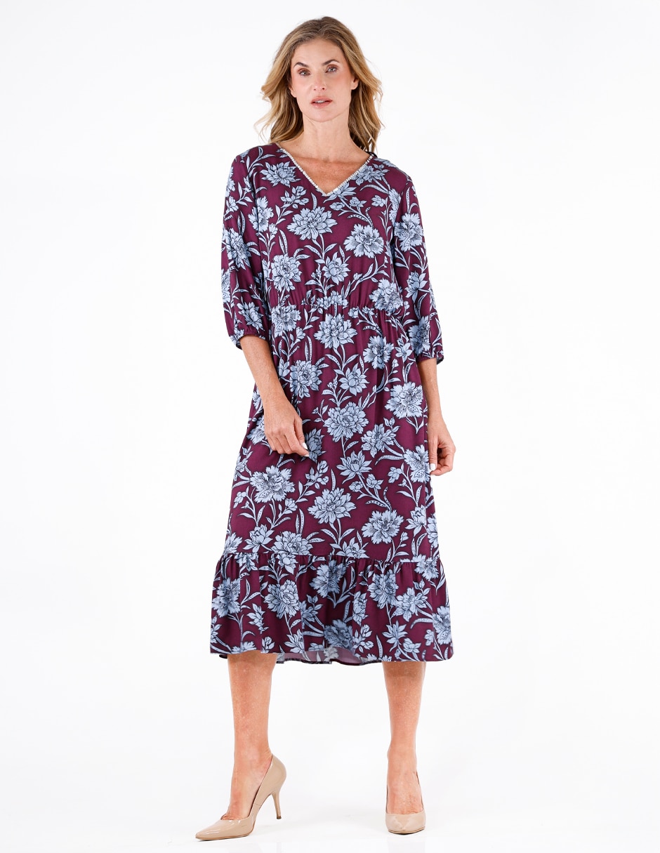 Vestido largo casual para mujer 2