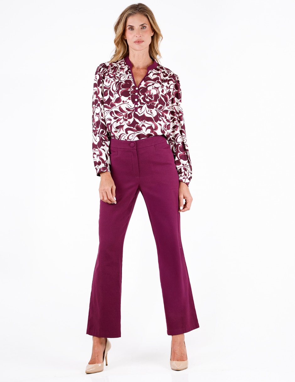 Pantalón regular para mujer 3