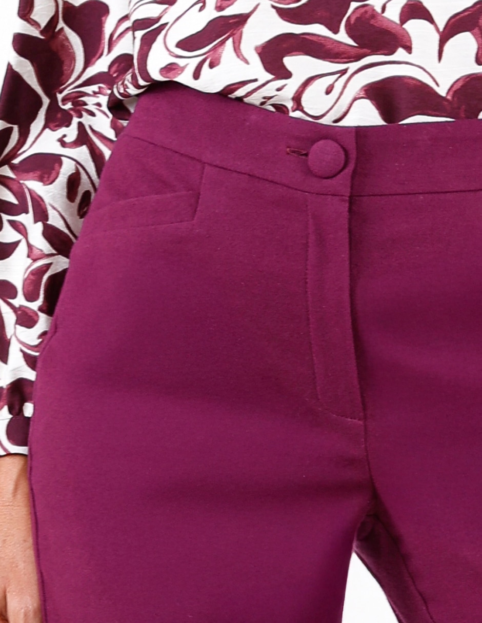 Pantalón regular para mujer 4