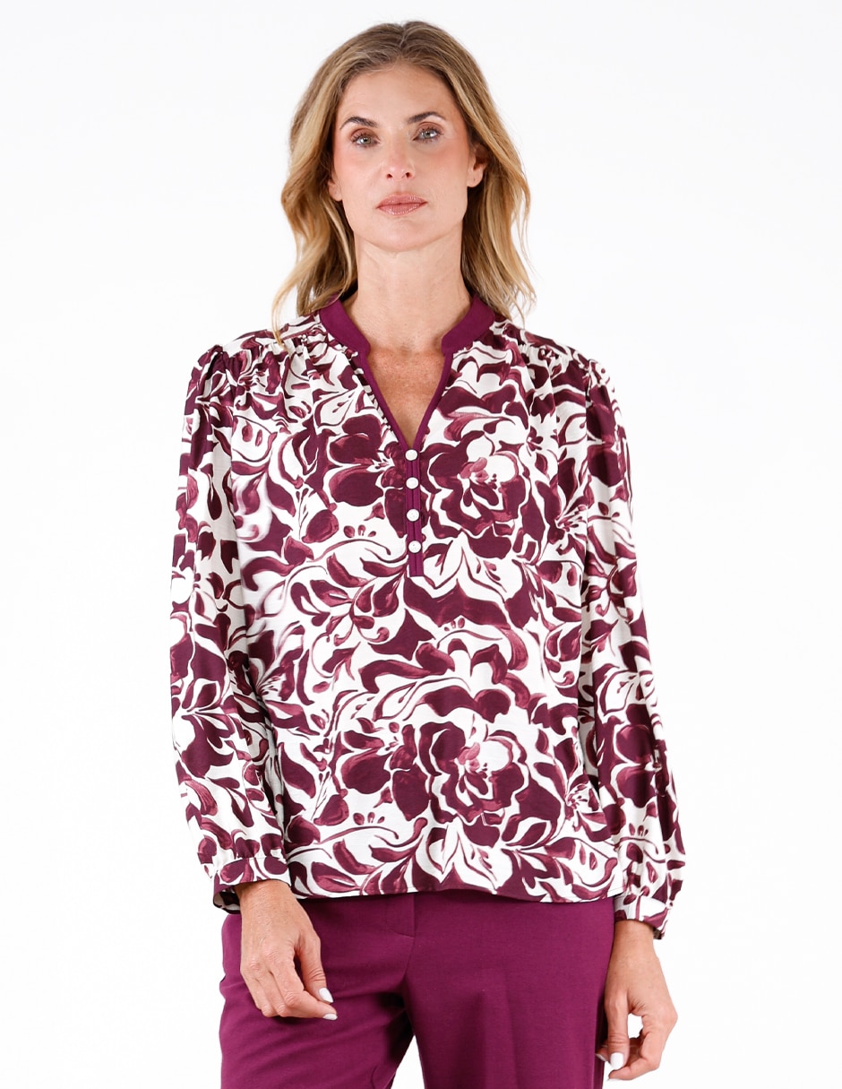 Blusa manga larga para mujer Blusa manga larga para mujer
