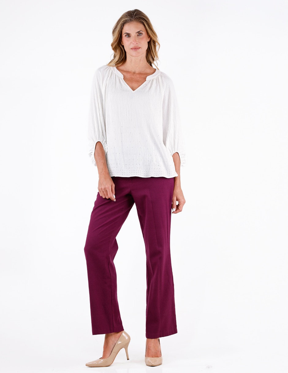 Blusa manga 3/4 para mujer 2