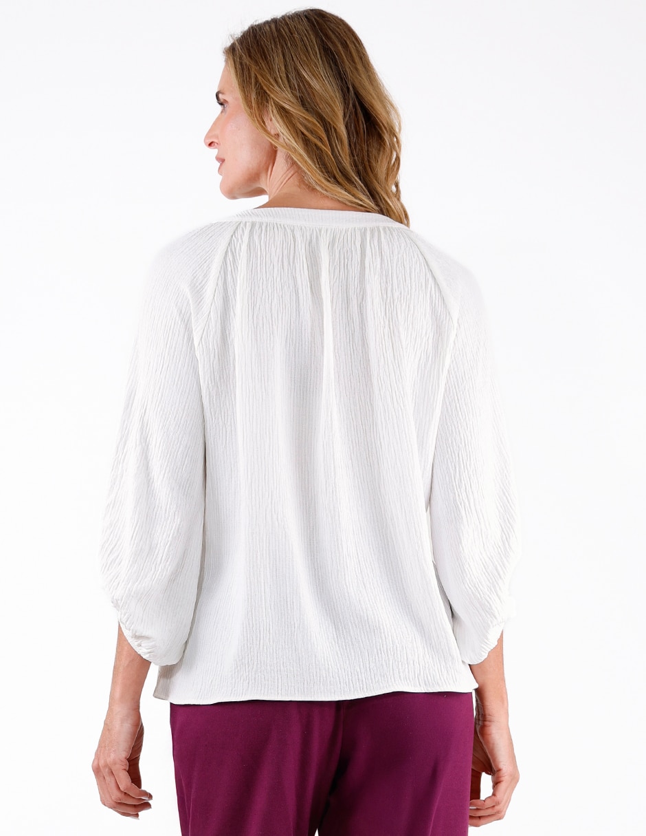 Blusa manga 3/4 para mujer 3