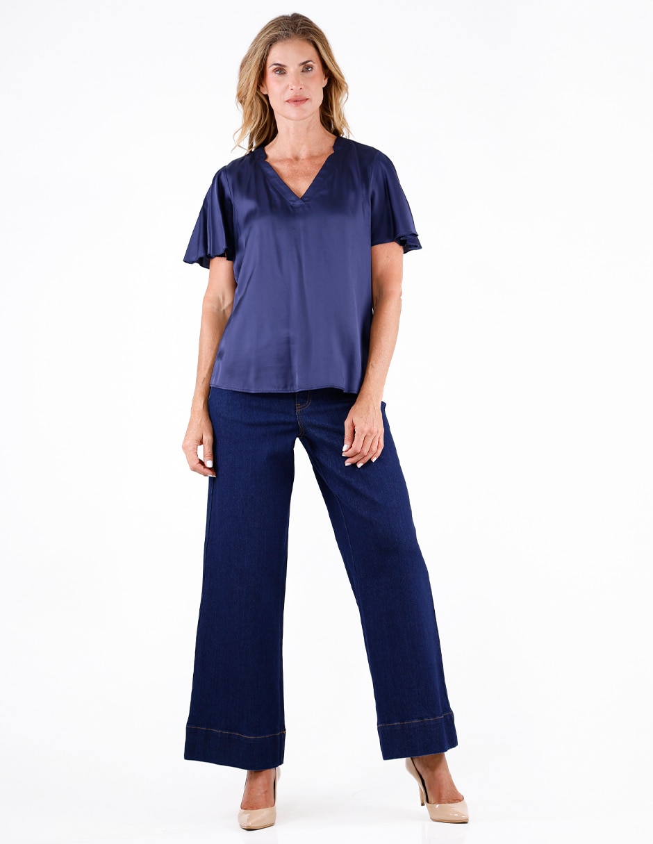 Blusa manga corta para mujer 2