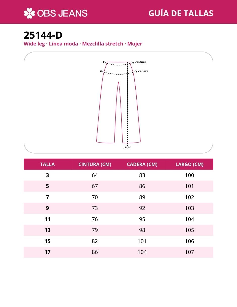 Jeans carpenter wide leg 25144-d para mujer