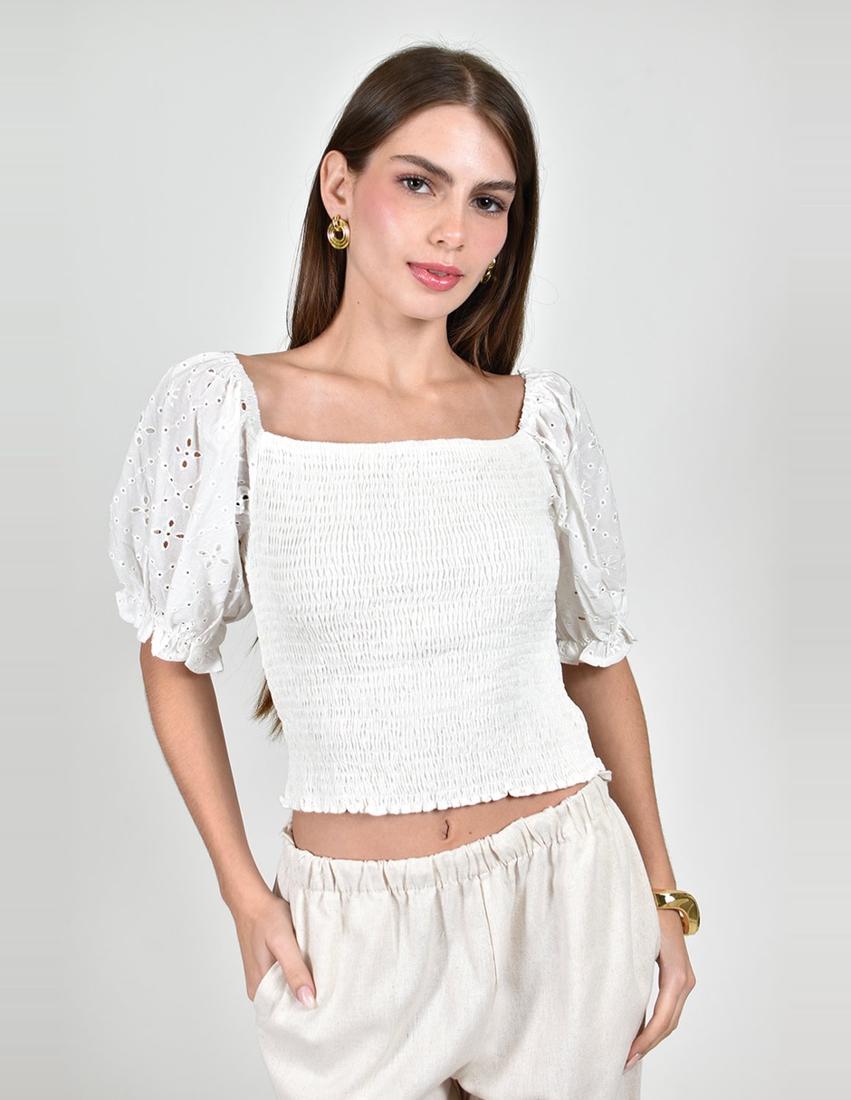 Blusa manga corta para mujer Blusa manga corta para mujer
