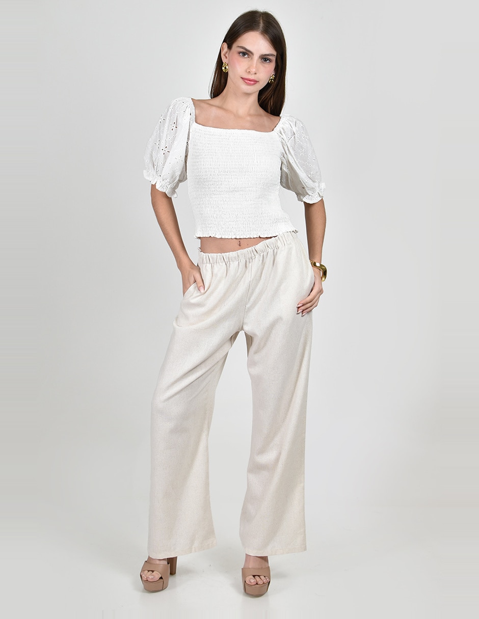 Blusa manga corta para mujer 3