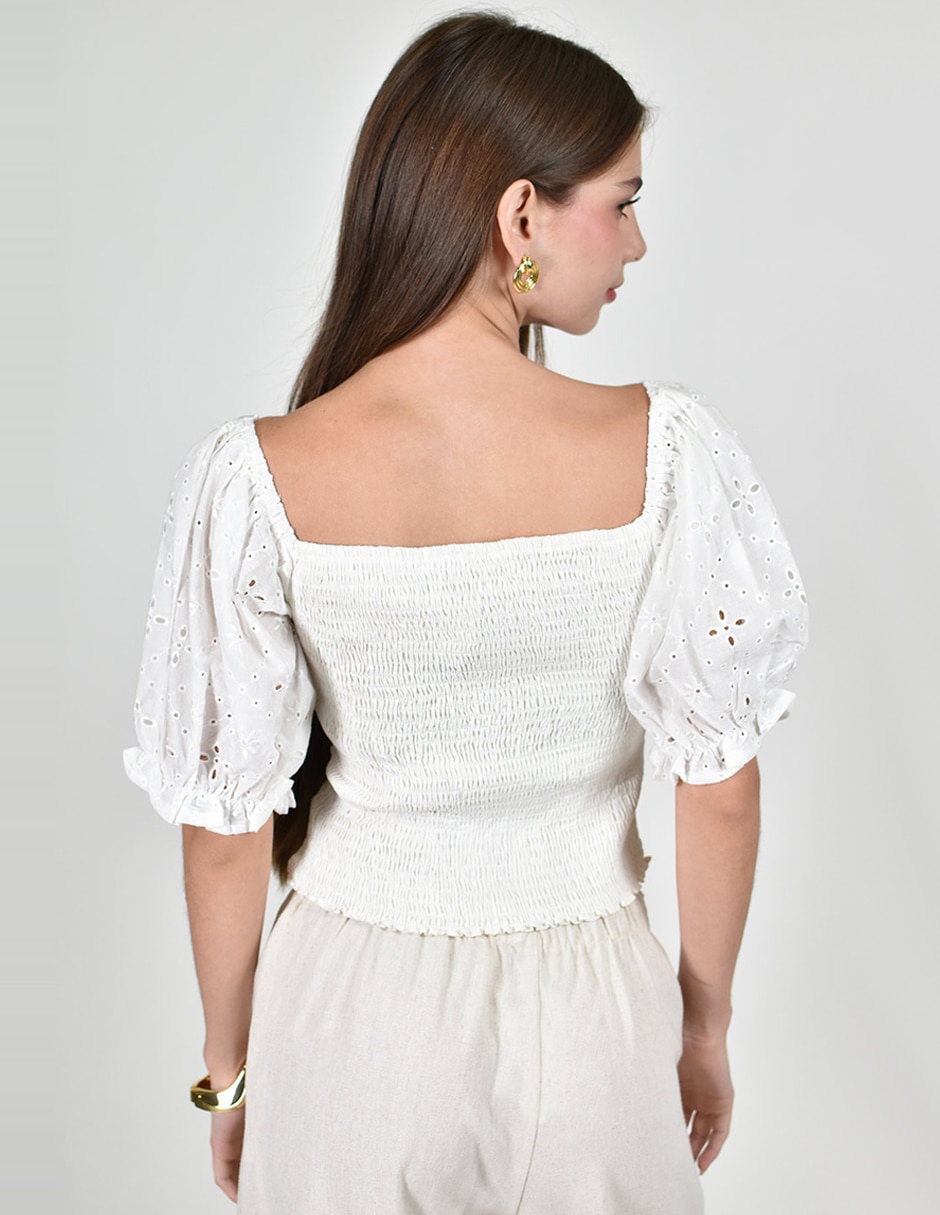 Blusa manga corta para mujer 2