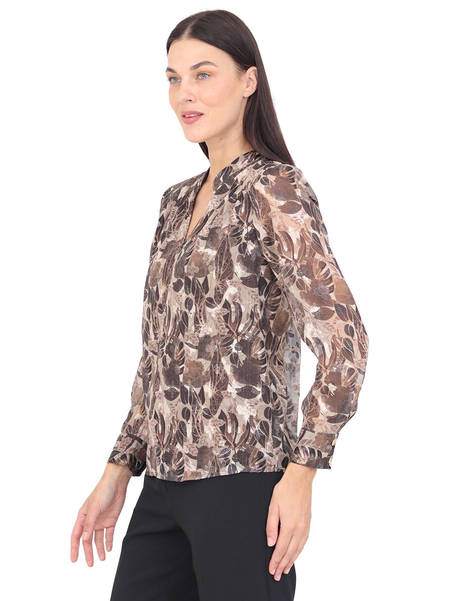 Blusa miraval manga larga para mujer 3