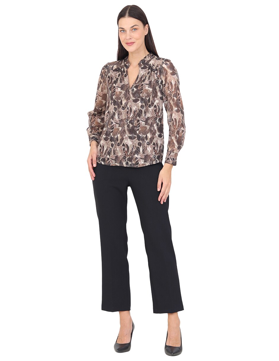 Blusa miraval manga larga para mujer 5