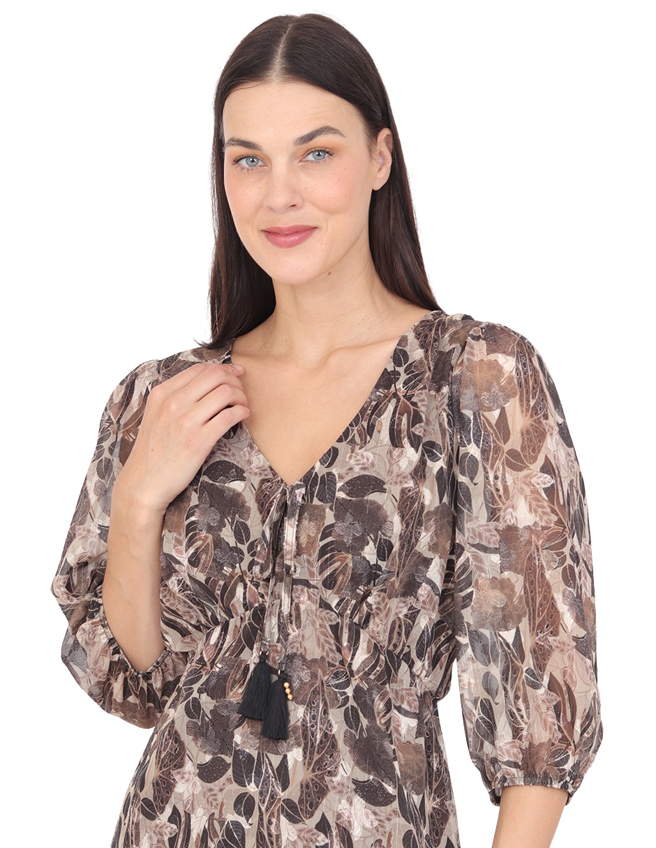 Vestido midi formal grupo miraval para mujer 3