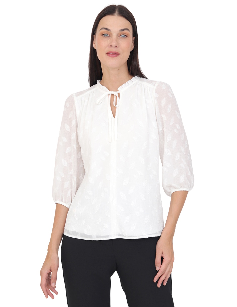 Blusa miraval manga 3/4 para mujer Blusa miraval manga 3/4 para mujer