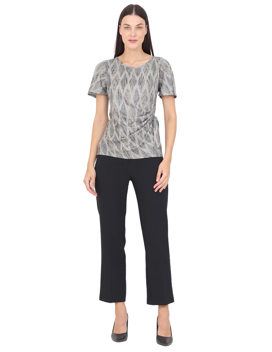 Blusa miraval manga corta para mujer 2
