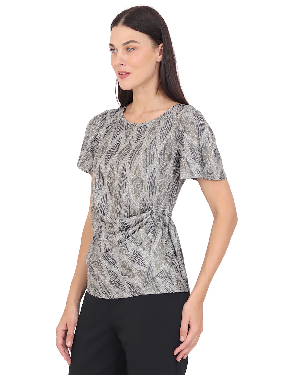 Blusa miraval manga corta para mujer 3