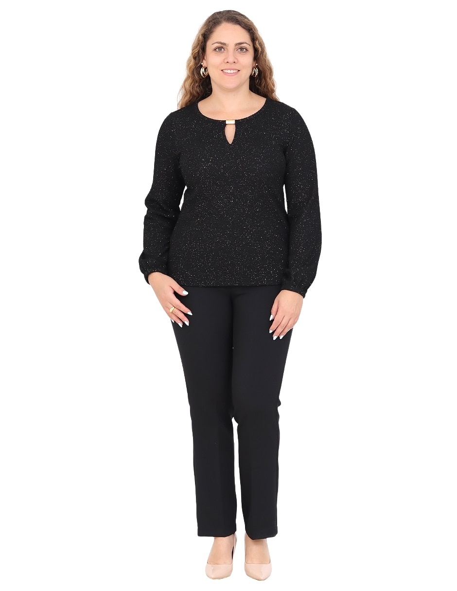 Blusa grupo celina manga 3/4 para mujer 4
