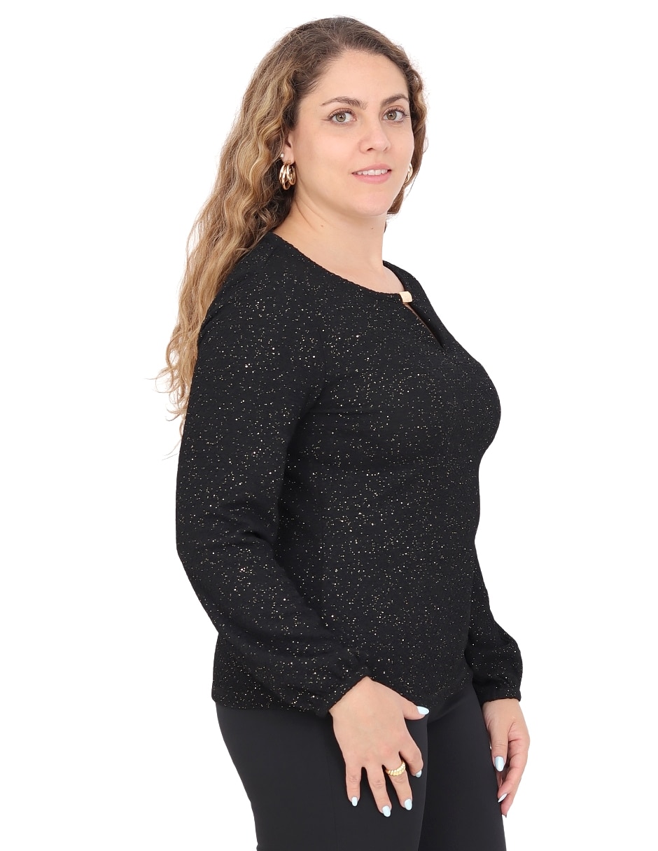 Blusa grupo celina manga 3/4 para mujer 5
