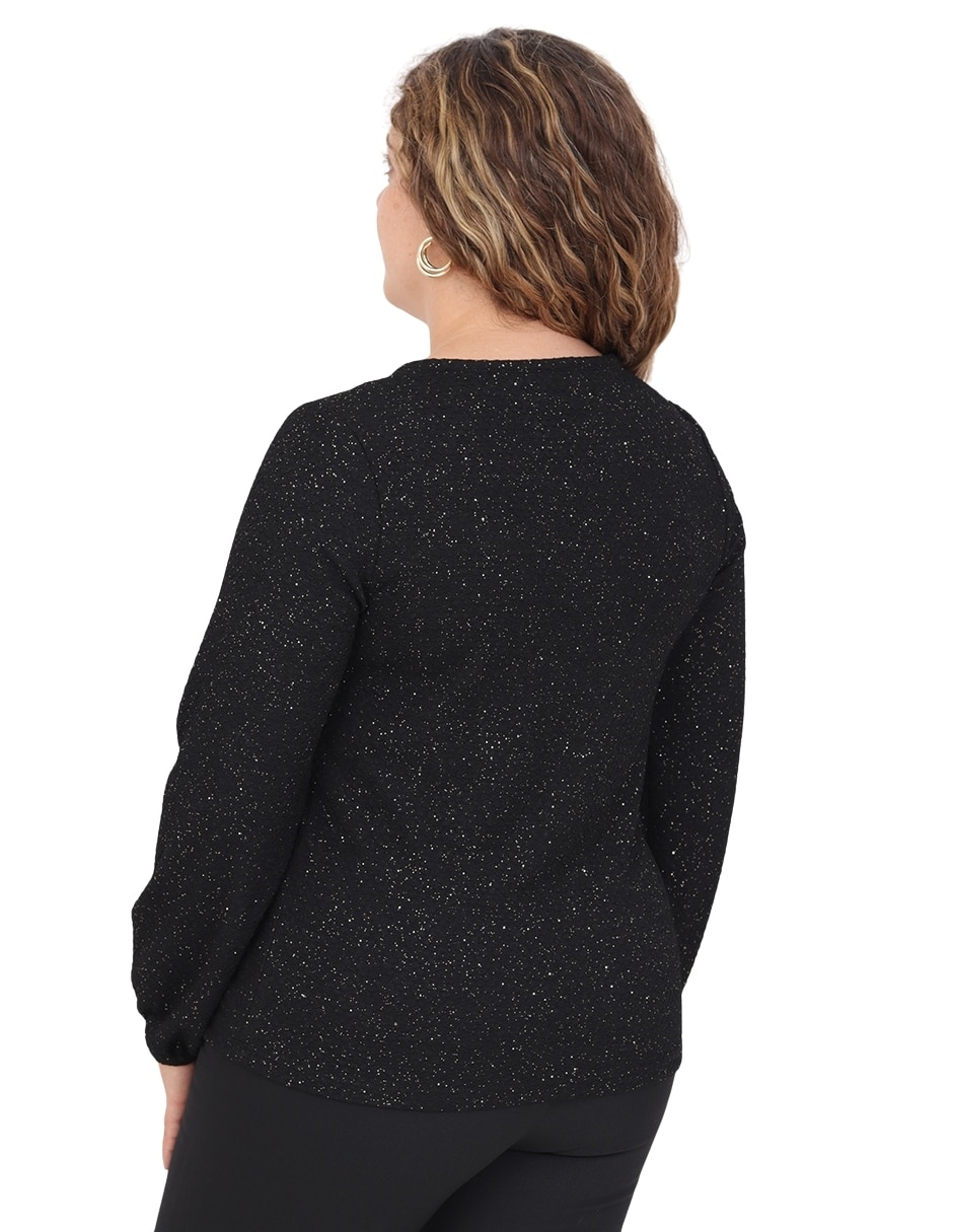 Blusa grupo celina manga 3/4 para mujer 6