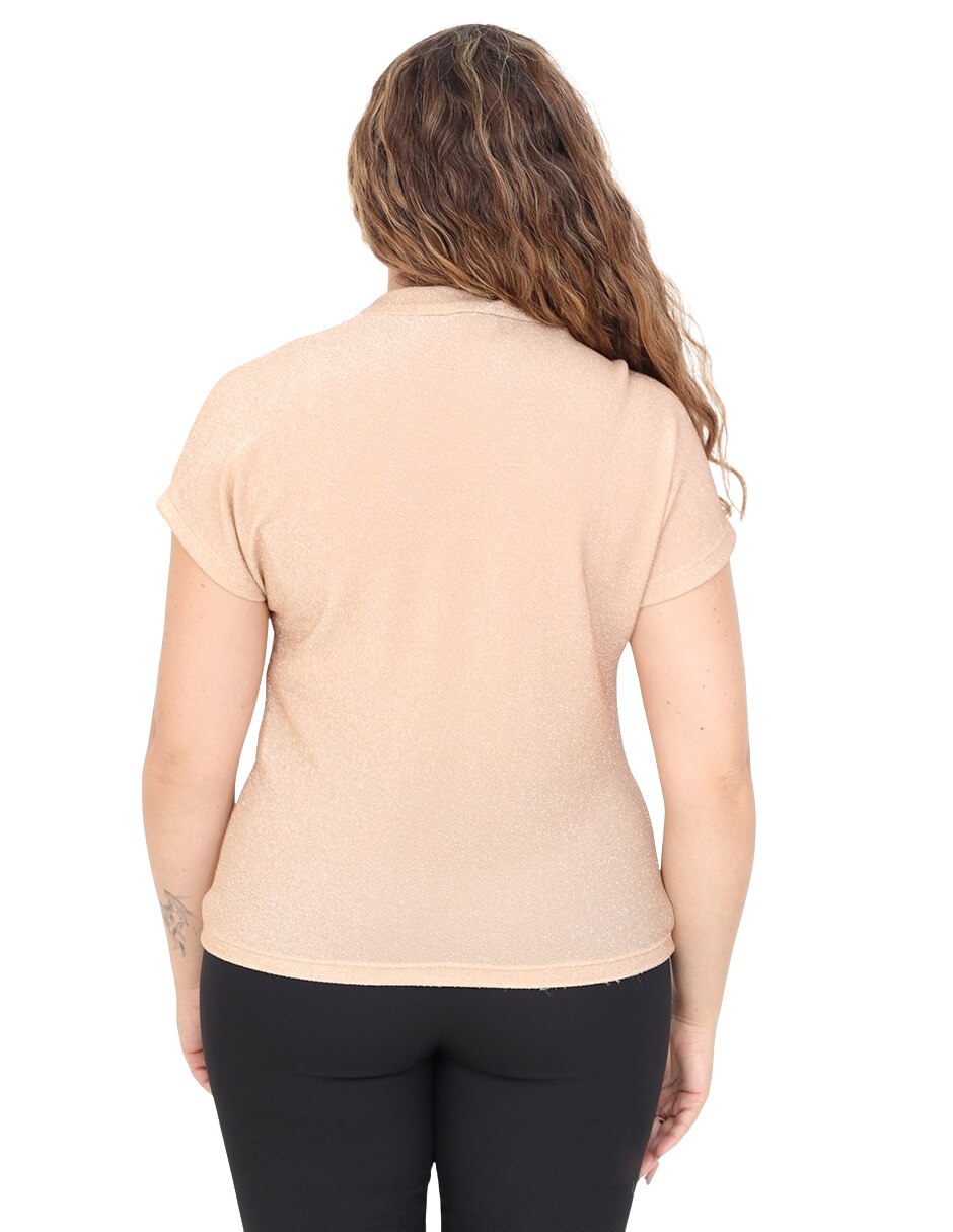 Blusa grupo celina manga corta para mujer 5