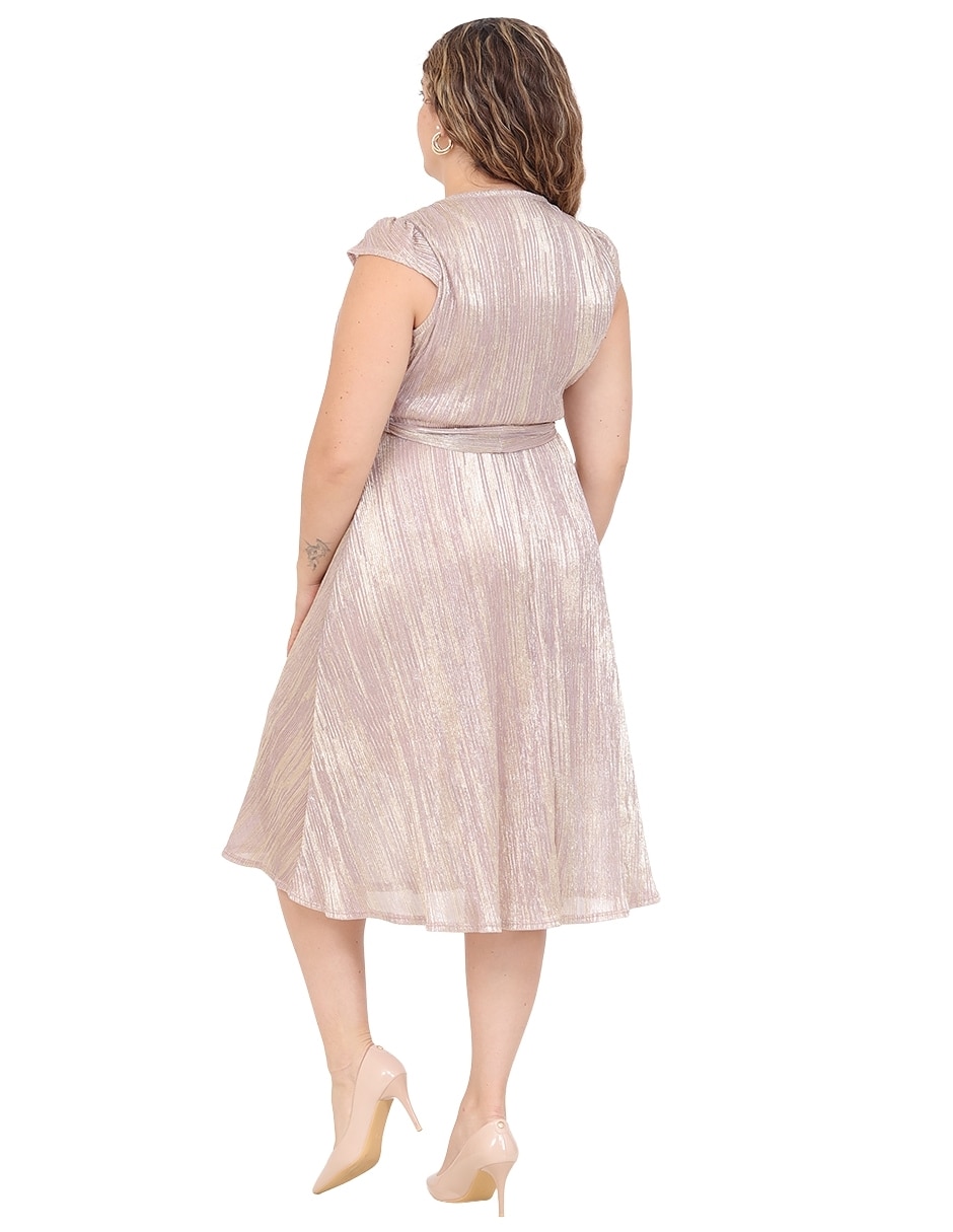 Vestido a la rodilla formal grupo celina para mujer 2