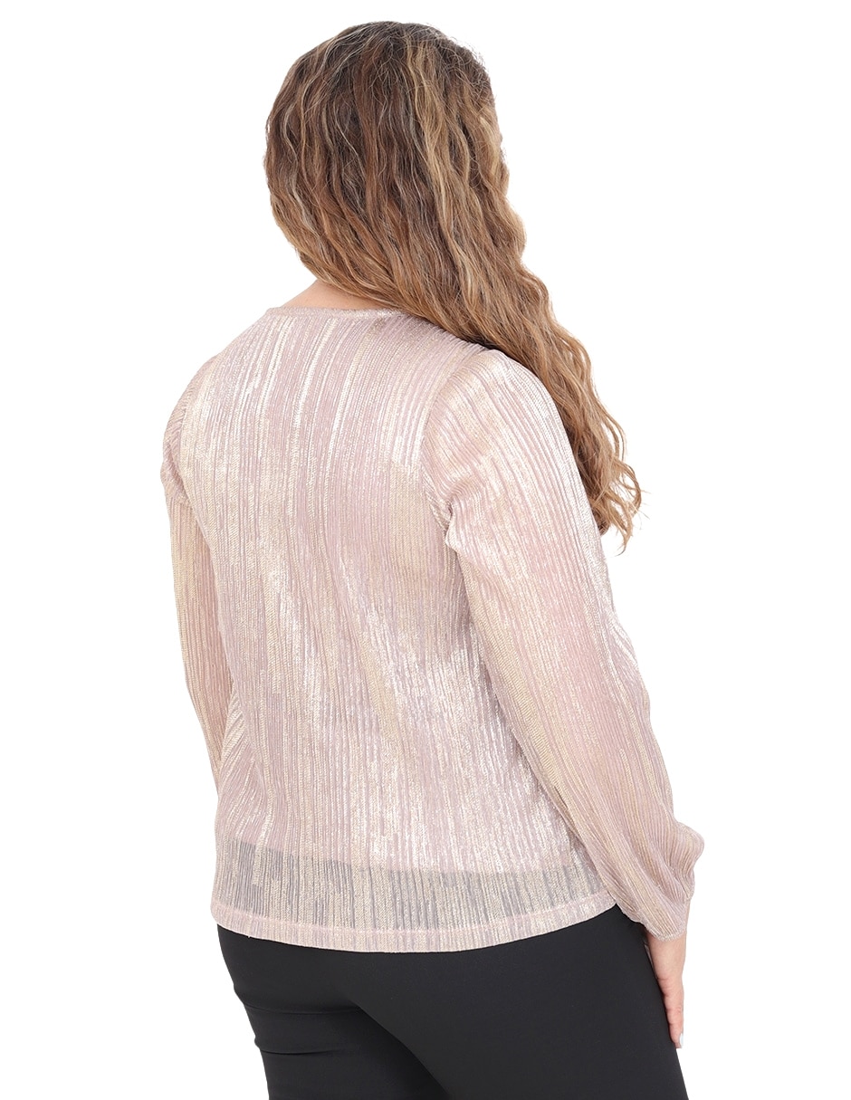 Blusa grupo celina manga larga para mujer 5