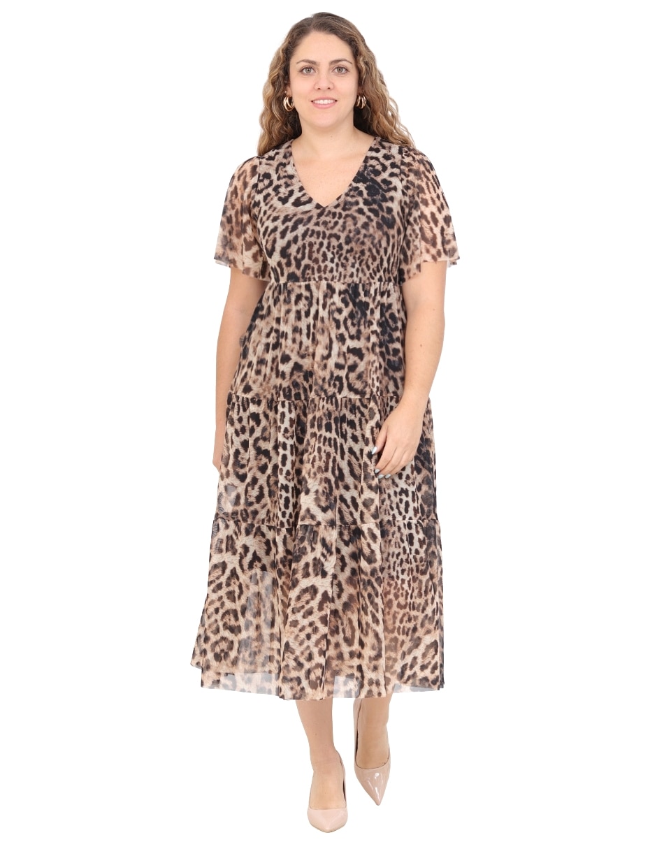Vestido midi formal grupo celina para mujer Vestido midi formal grupo celina para mujer