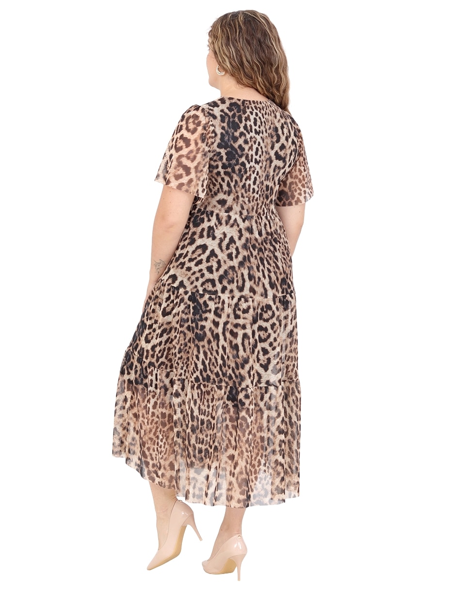 Vestido midi formal grupo celina para mujer 4