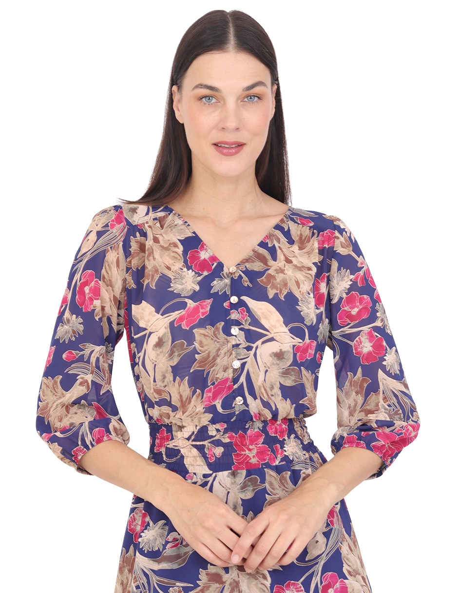 Vestido midi formal grupo nantes para mujer 3