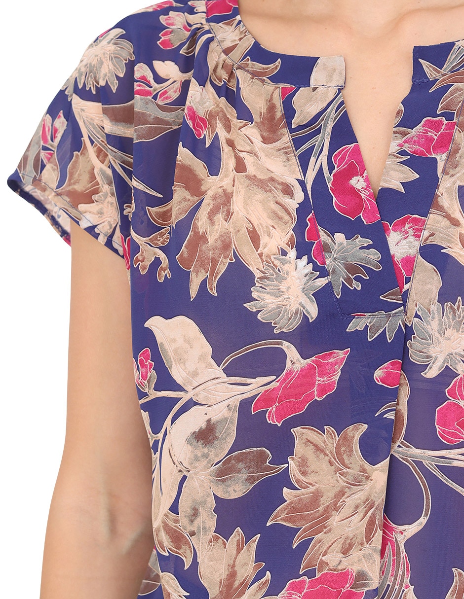 Blusa grupo nantes manga corta para mujer 3