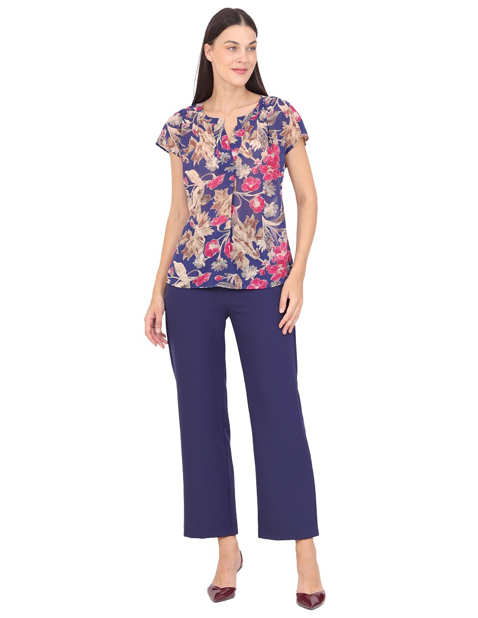 Blusa grupo nantes manga corta para mujer 5