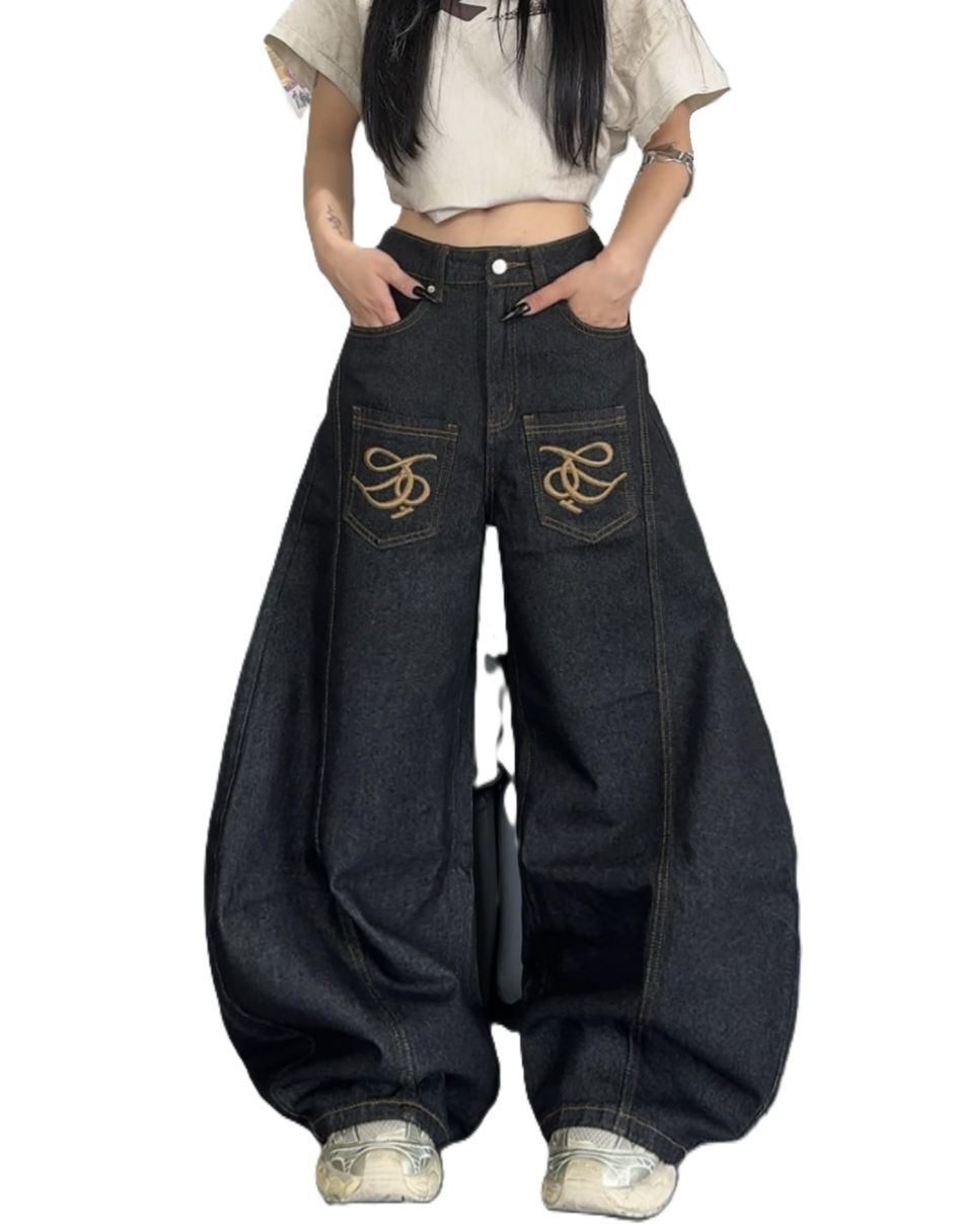 Jeans barrel para mujer 4