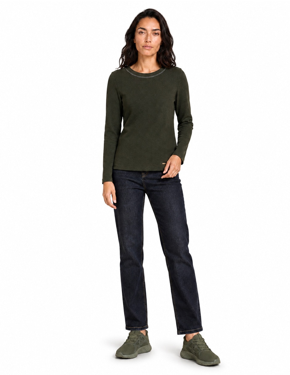 Blusa manga larga para mujer 6