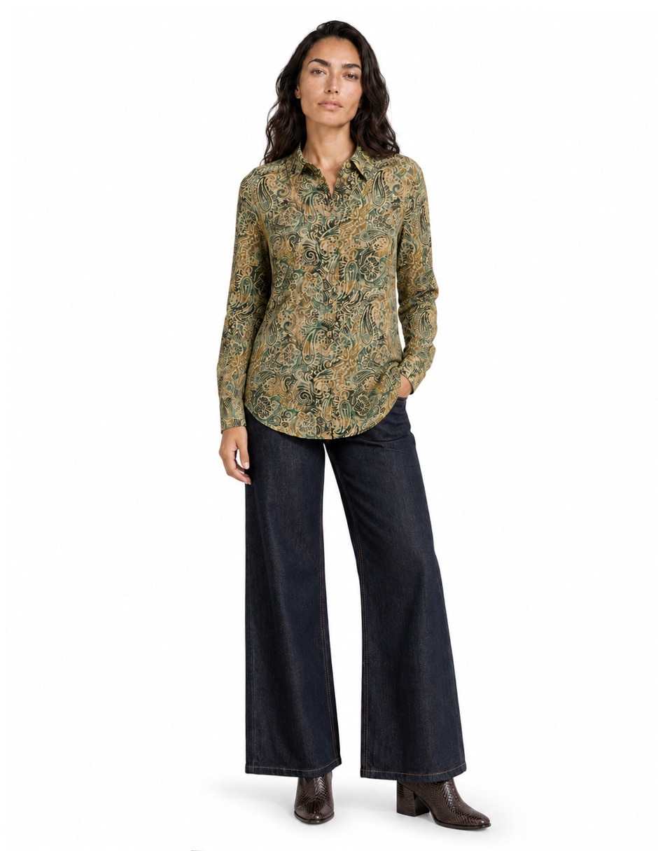 Blusa manga 3/4 para mujer 6