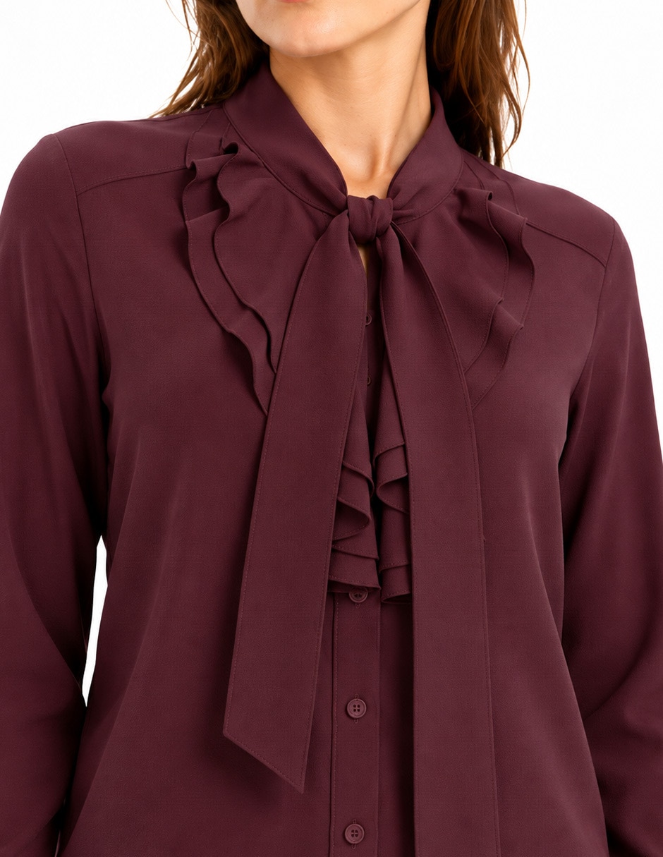 Blusa manga larga para mujer 4
